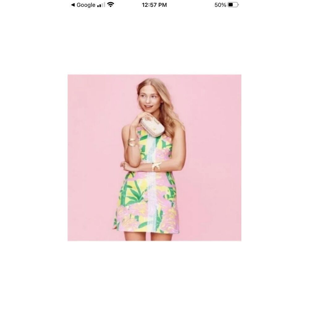 Lilly Pulitzer 20th Anniversary Collection Flamingo Print Dress Size 6